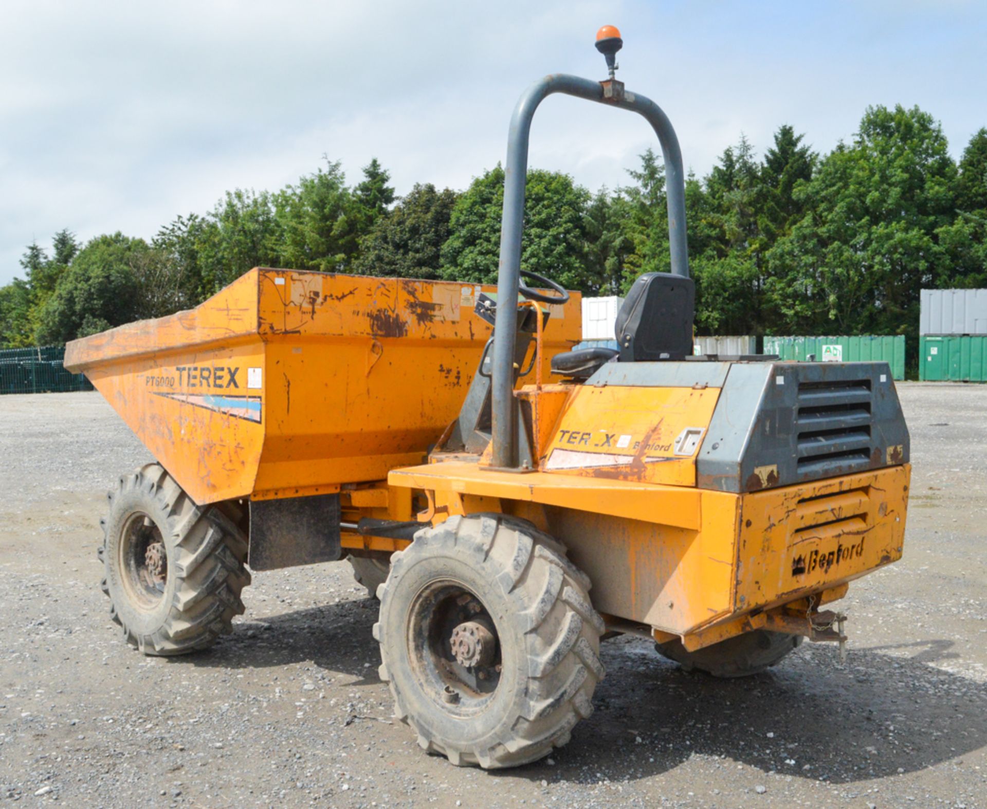 Benford Terex 6 tonne straight skip dumper Year: 2003 S/N: E312EE479 Recorded Hours: 3526 - Image 4 of 13