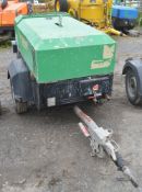 Ingersoll Rand 7/41 diesel driven mobile air compressor Year: 2011 S/N: Y430705 Recorded Hours:806