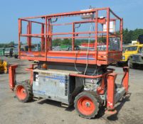 Skyjack SJ6832RT 32 ft rough terrain diesel driven scissor lift access platform Year: 2008 S/N: