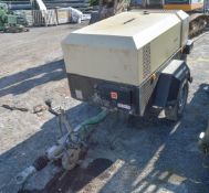Ingersol Rand 741 diesel driven air compressor Year: 2011 S/N: UN5741FXXBY430313 Recorded hours: 651