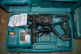 Makita 18v cordless hammer drill c/w charger & carry case **No battery* P46508