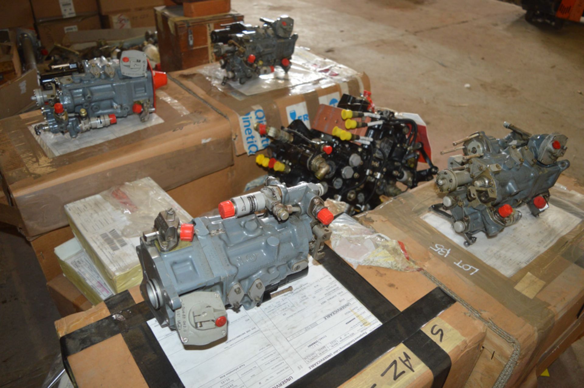 Pallet of miscellaneous aircraft spares including 5 various fuel control units and Tornado air - Image 3 of 3