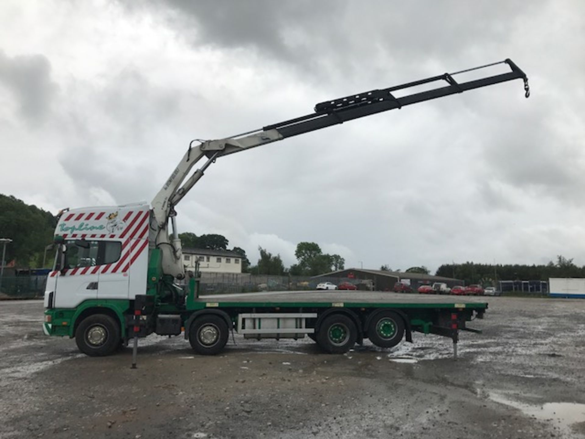 Scania 124 420 8 wheel crane lorry Registration Number: EU04 UZW Date of Registration: 2004 MOT - Image 14 of 21