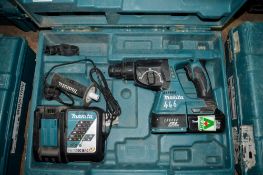 Makita 18v cordless hammer drill c/w battery, charger & carry case A643967