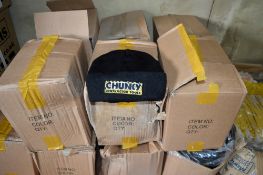 6 boxes of Chunky branded black beanie hats New & Unused