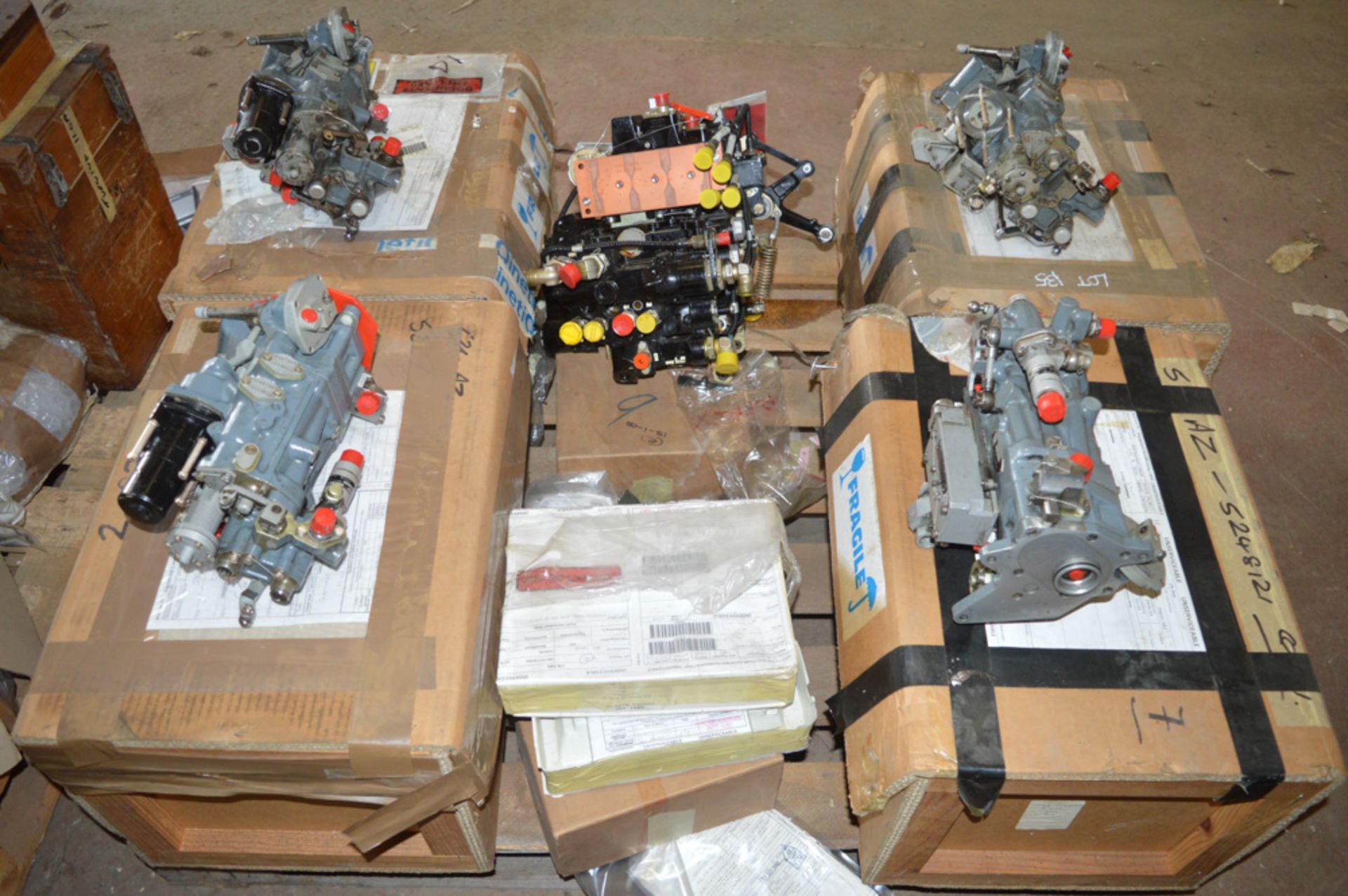 Pallet of miscellaneous aircraft spares including 5 various fuel control units and Tornado air - Image 2 of 3