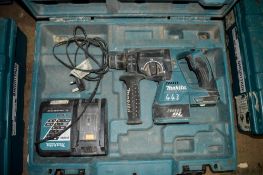 Makita 18v cordless hammer drill c/w charger & carry case **No battery** A638941