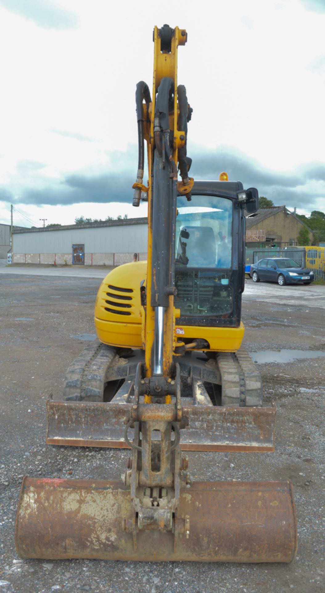 JCB 8050 RTS 5 tonne rubber tracked excavator  Year: 2012 S/N: TO1741683 Recorded hours: 2291 blade, - Image 5 of 13