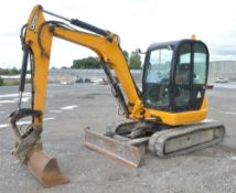 JCB 8050 RTS 5 tonne rubber tracked excavator  Year: 2012 S/N: TO1741683 Recorded hours: 2291 blade,