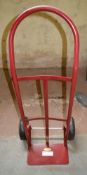 Light duty red steel sack truck New & Unused