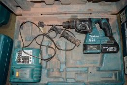 Makita 18v cordless drill c/w battery, charger & carry case A643965