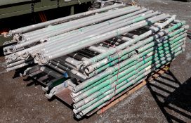 8 metre aluminium scaffold tower c/w castors & boards