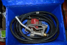 240v fuel transfer pump **No VAT on hammer price but VAT will be charged on the Buyers Premium**
