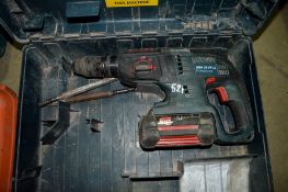 Bosch 36v cordless hammer drill c/w battery & carry case **No charger** A611114