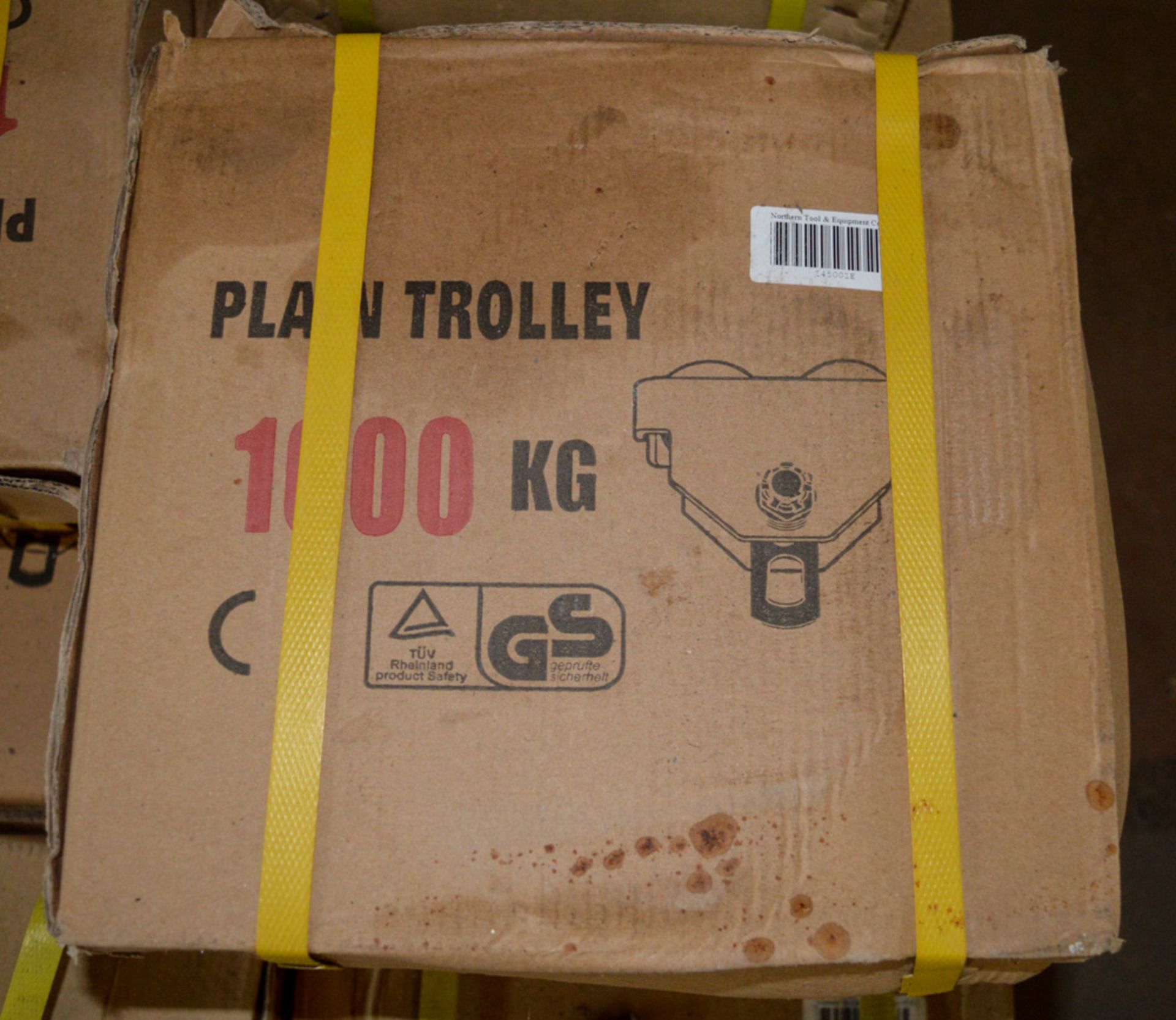 1 tonne plain girder trolley New & Unused