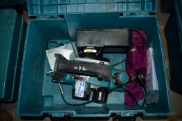 Makita 18v planer c/w charger & carry case **No battery** A636373