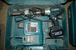 Makita 18v cordless drill c/w battery, charger & carry case P46030