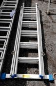Zarges 3 stage aluminium ladder A593934