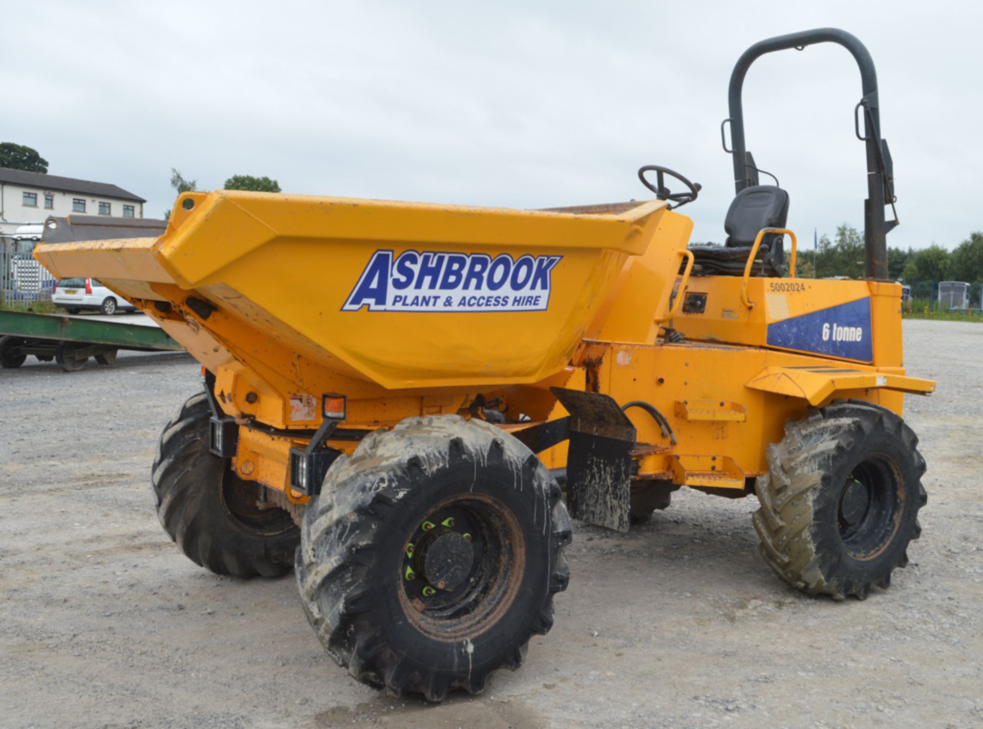 Thwaites 6 tonne swivel skip dumper  Year: 2008 S/N: 806B5542 Recorded Hours: 2074 5002024 - Image 4 of 12