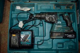 Makita 18v cordless hammer drill c/w battery, charger & carry case A591327