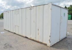 21 ft x 9 ft steel site store unit c/w keys A343875