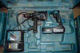 Makita 18v cordless hammer drill c/w battery, charger & carry case A514516