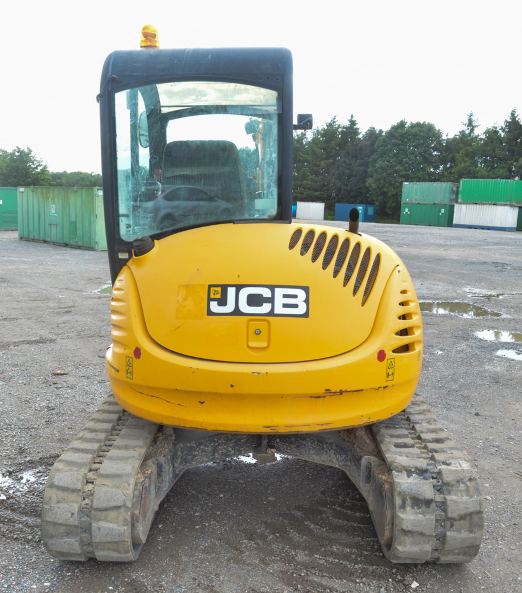 JCB 8050 RTS 5 tonne rubber tracked excavator  Year: 2012 S/N: TO1741683 Recorded hours: 2291 blade, - Image 6 of 13