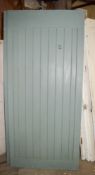 2 - 6ft 5in x 3ft wooden external doors