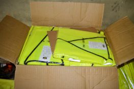 Box of approximately 40 Hi-Viz yellow waistcoats Size XL New & Unused