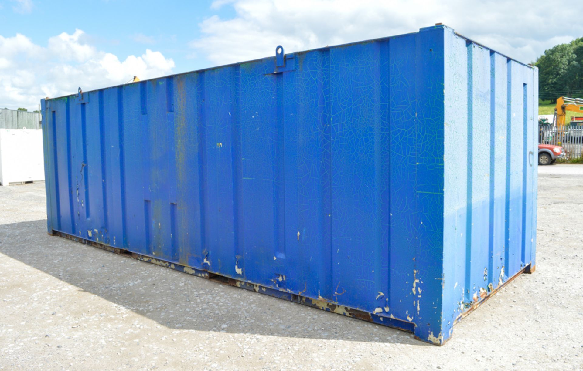 21 ft x 9 ft steel site store unit **No keys & doors locked** A236184 - Image 3 of 4