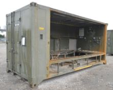 20 ft x 8 ft MSV Matrix hook loader wash down site unit (Ex MOD) TK81AA