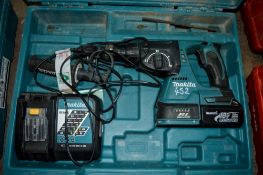 Makita 18v cordless hammer drill c/w battery, charger & carry case A636492