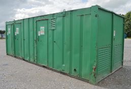21ft x 9ft steel anti vandal site welfare unit # Comprising of canteen area, toilet, drying room &