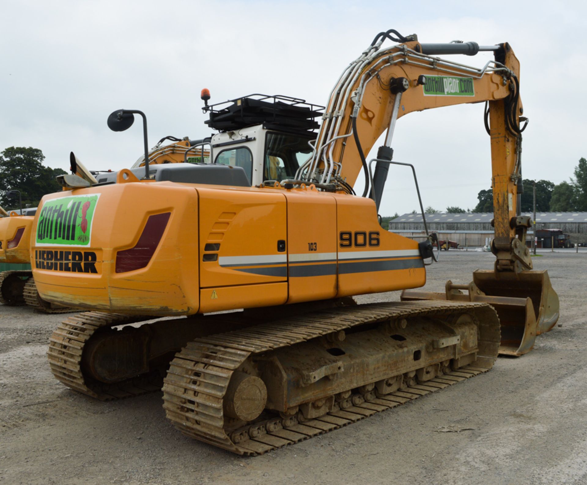 Liebherr R906 LC Litronic 23 tonne steel tracked excavator  Year: 2013 S/N: WLHZ1283PZC037475 - Image 4 of 14