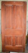 2 - 6ft 7in x 3ft 2in wooden internal doors