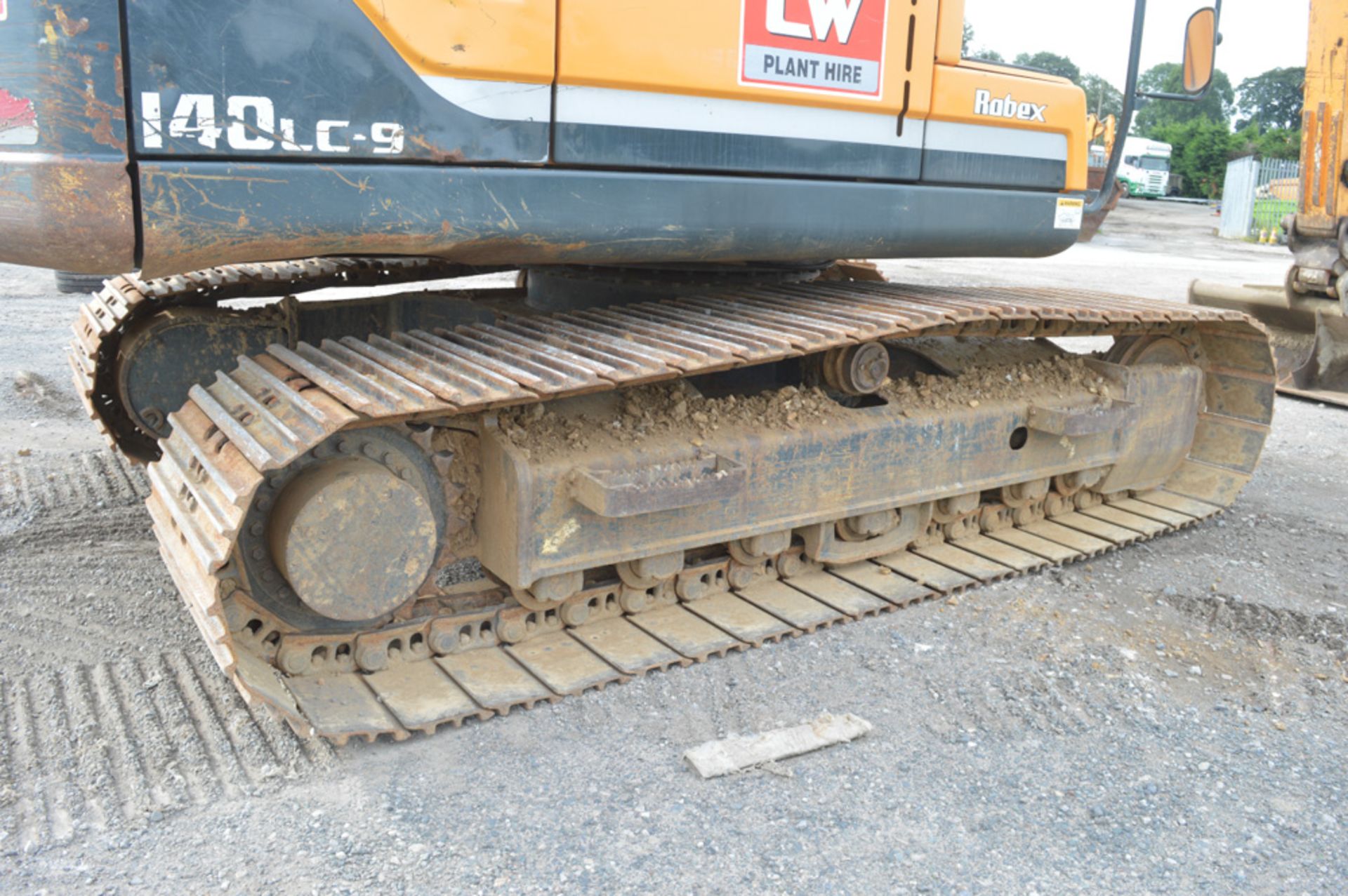 Hyundai Robex 140 LC-9 14 tonne steel tracked excavator Year: 2013 S/N: 0000784 Recorded Hours: 3471 - Image 8 of 12