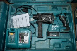 Makita 18v cordless hammer drill c/w charger & carry case **No battery** A626715
