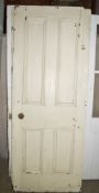 4 - 6ft 4in x 2ft 6in wooden internal doors