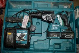 Makita 18v cordless hammer drill c/w battery, charger & carry case A636500