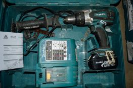 Makita 18v cordless drill c/w charger & carry case **No battery** A612388