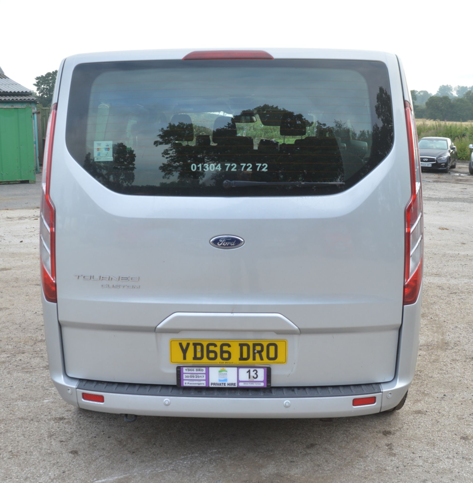 Ford Tourneo Custom 8 seat minibus  Registration Number: YD66 DRO  Date of Registration: 01/09/ - Image 6 of 15
