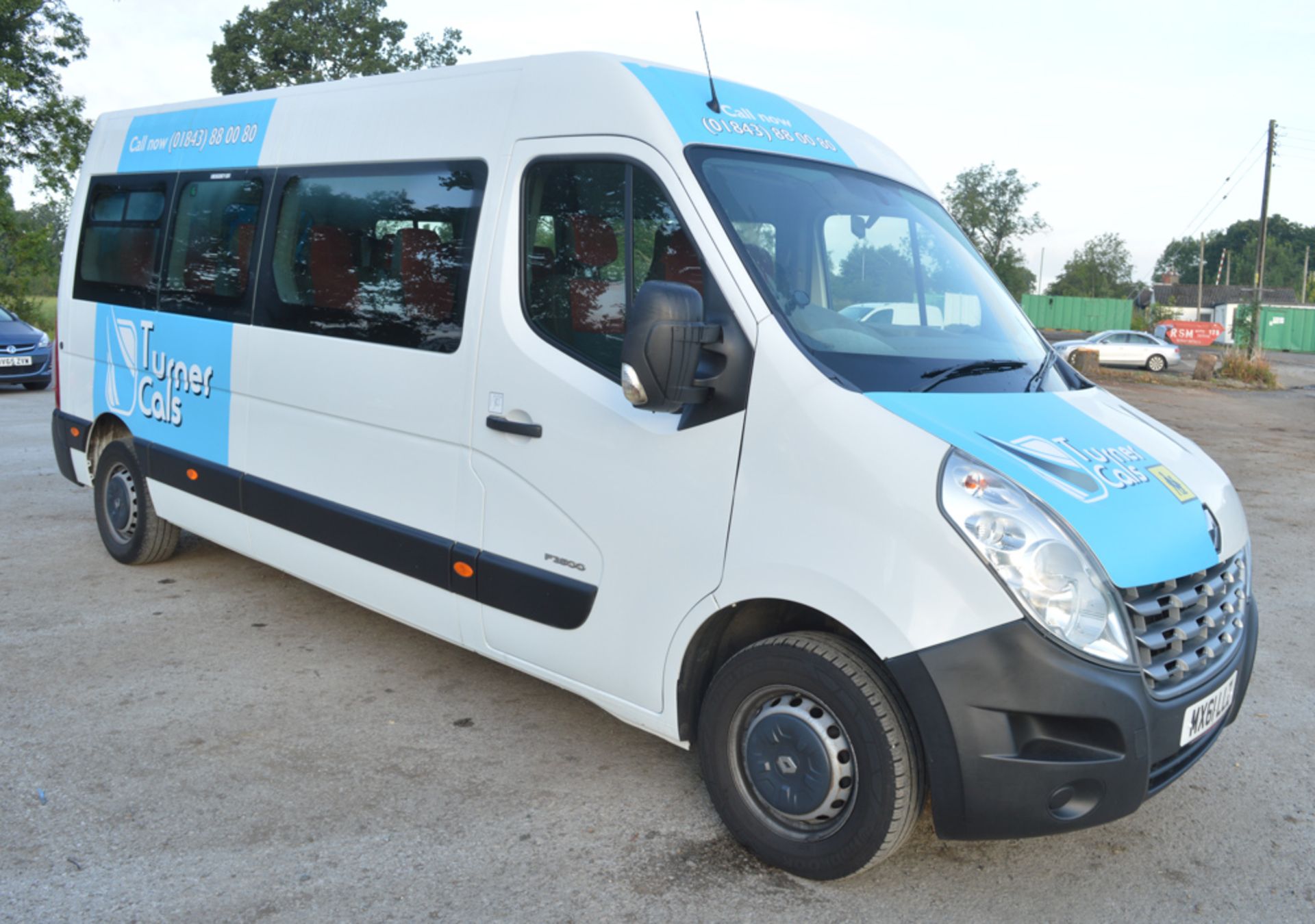 Renault Master F3500 DC1125 16 seat minibus Registration Number: MX61 LLZ Date of Registration: 03/