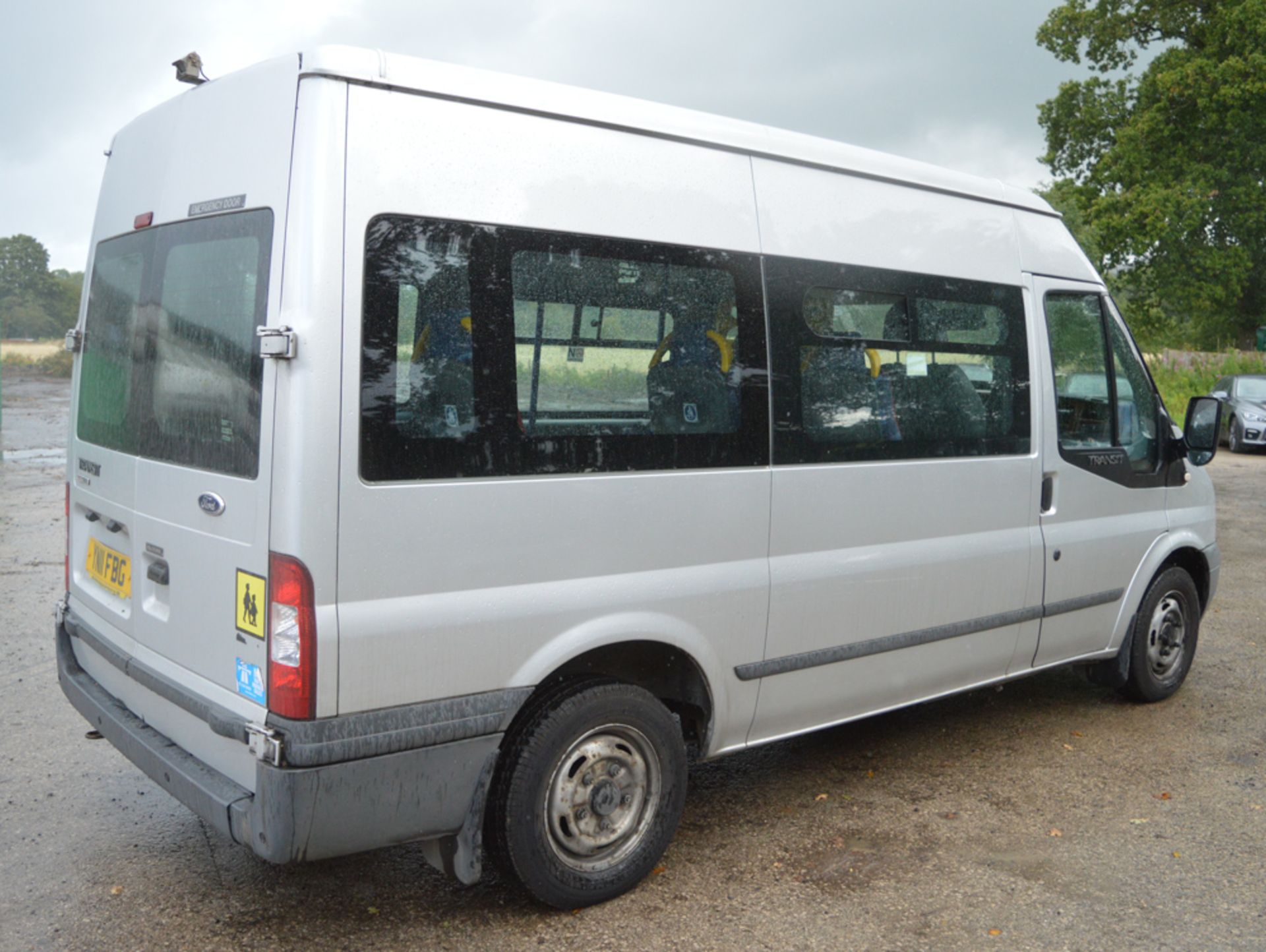 Ford Transit 7 seat minibus Registration Number: YN11 FBG Date of Registration: 30/12/2011 MOT: 19/ - Image 2 of 11