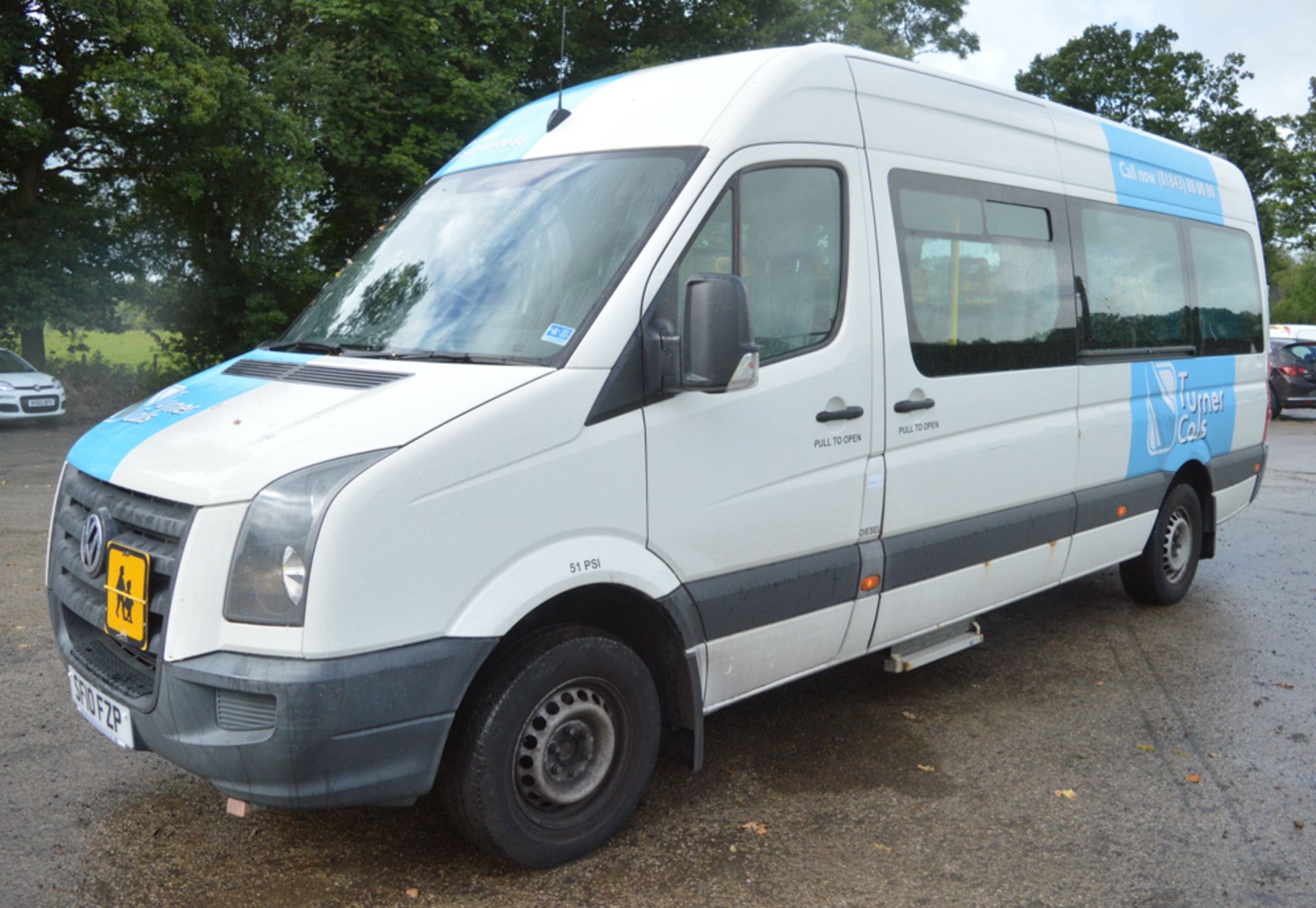 Volkswagen Crafter CR35 109 LWB 9 seat minibus  Registration Number: SF10 FZP Date of - Image 4 of 11