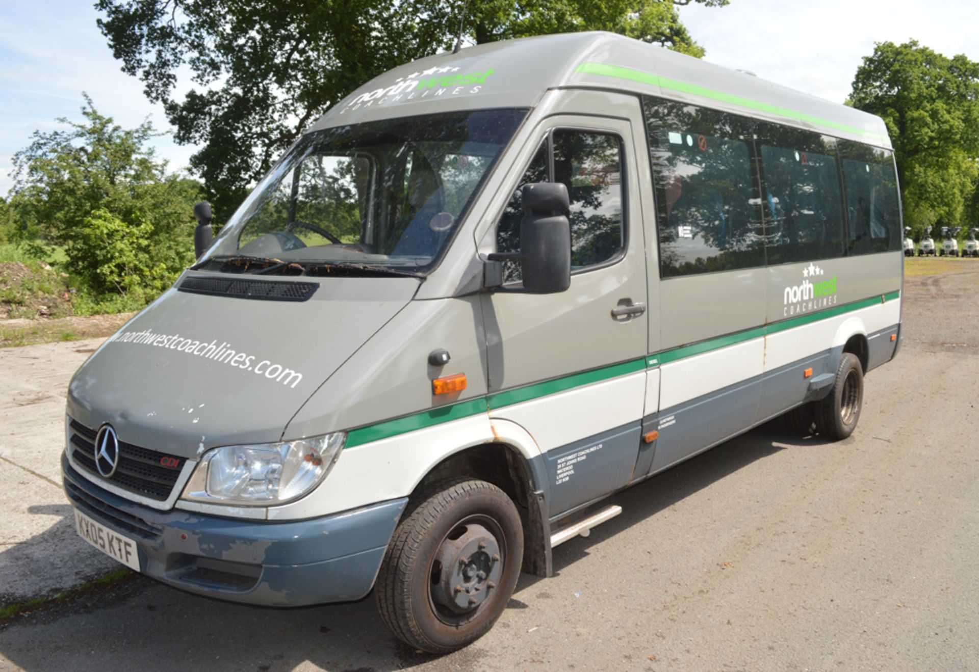 Mercedes Benz Sprinter 411 CDi 16 seat minibus Registration Number: KX05 KTF Date of Registration: - Image 2 of 12