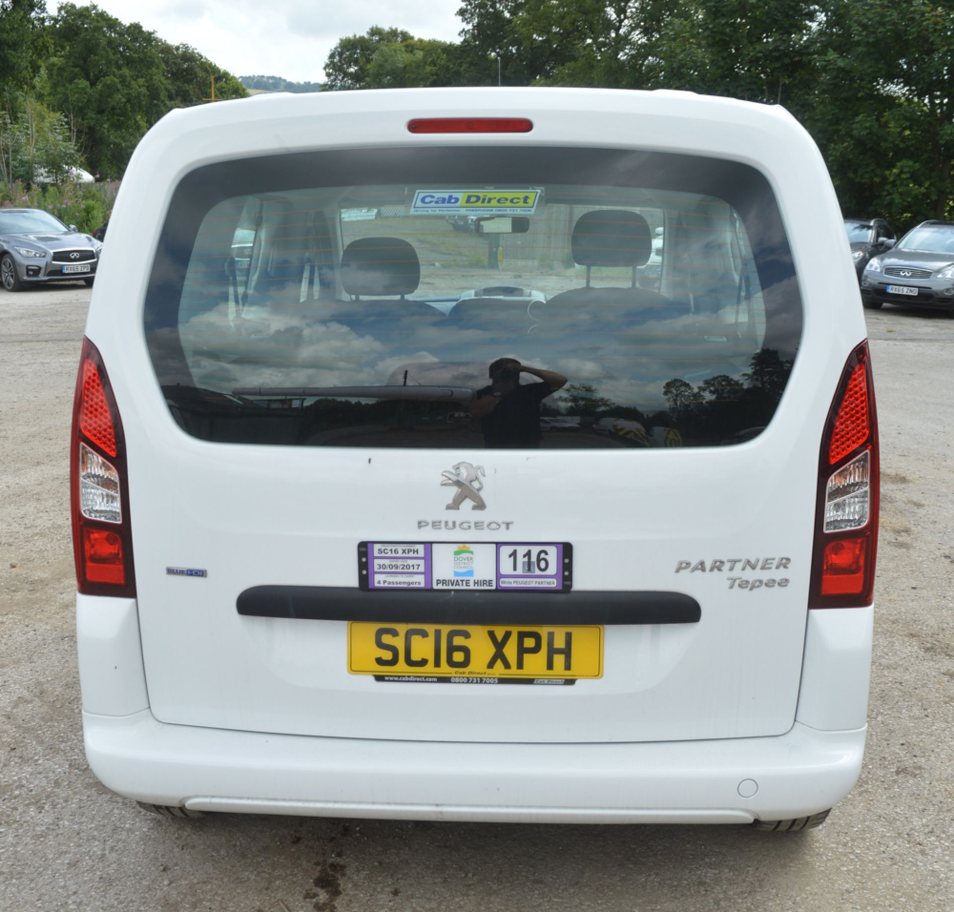 Peugeot Partner Tepee Active Blue automatic 5 seat MPV Registration number: SC16 XPH  Date of - Image 6 of 12