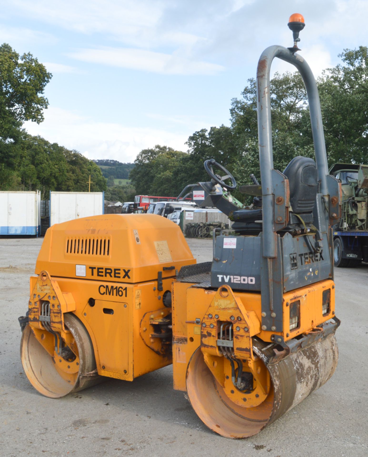 Benford Terex TV1200 double drum ride on roller Year: 2008 S/N: E801CD013 Recorded Hours: 1529 - Image 4 of 8