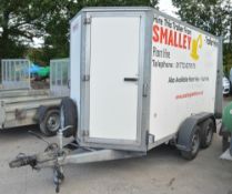 Ifor Williams 10 ft x 4 ft tandem axle box trailer S/N: 77201