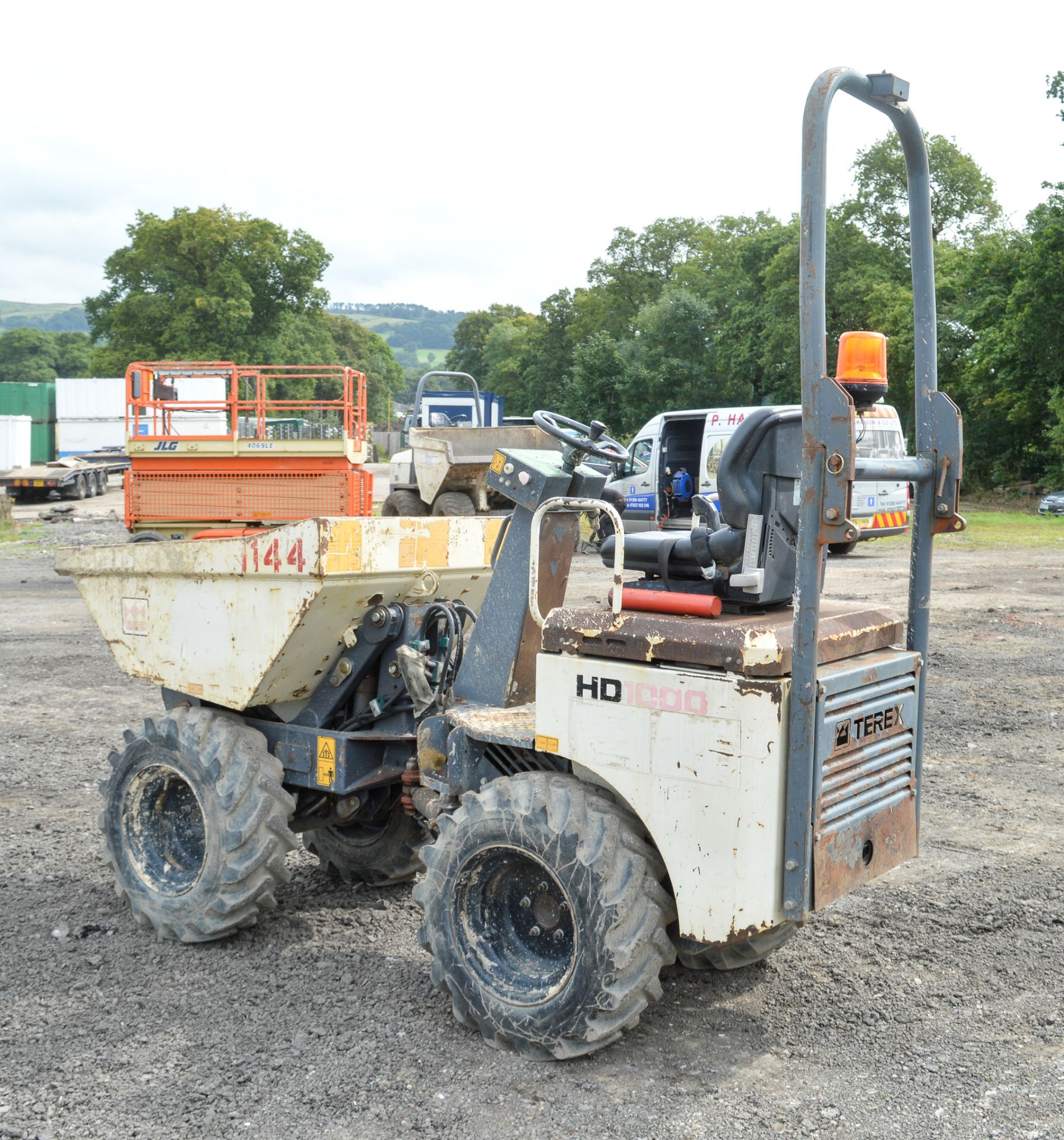 Benford Terex HD1000 1 tonne hi-tip dumper Year: 2008 S/N: E801FT100 Recorded Hours: 1533 D1144 - Image 3 of 12