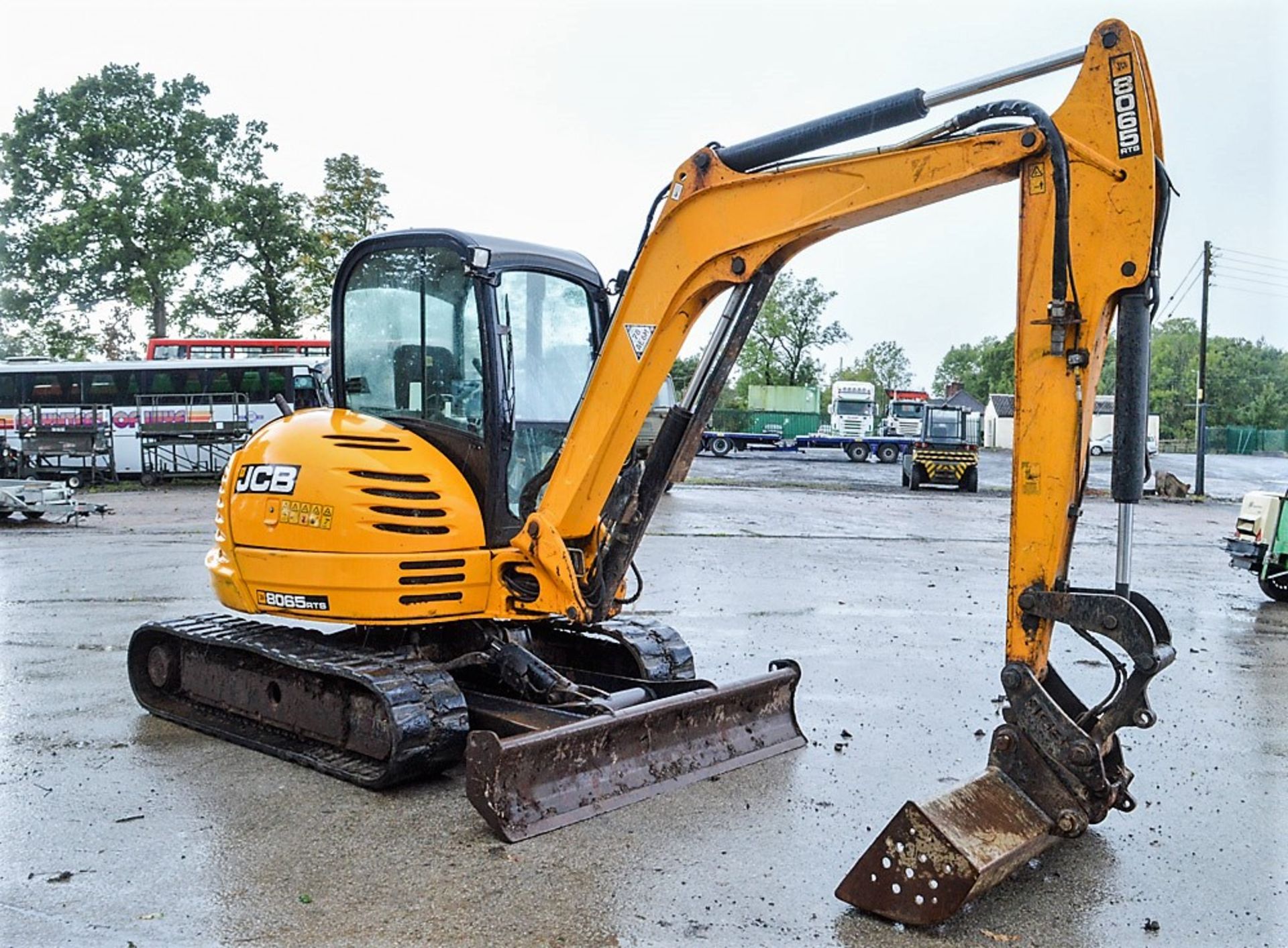 JCB 8065 RTS 6.5 tonne rubber tracked excavator Year: 2011 S/N: 1538077 Recorded Hours: 3068 - Bild 4 aus 11